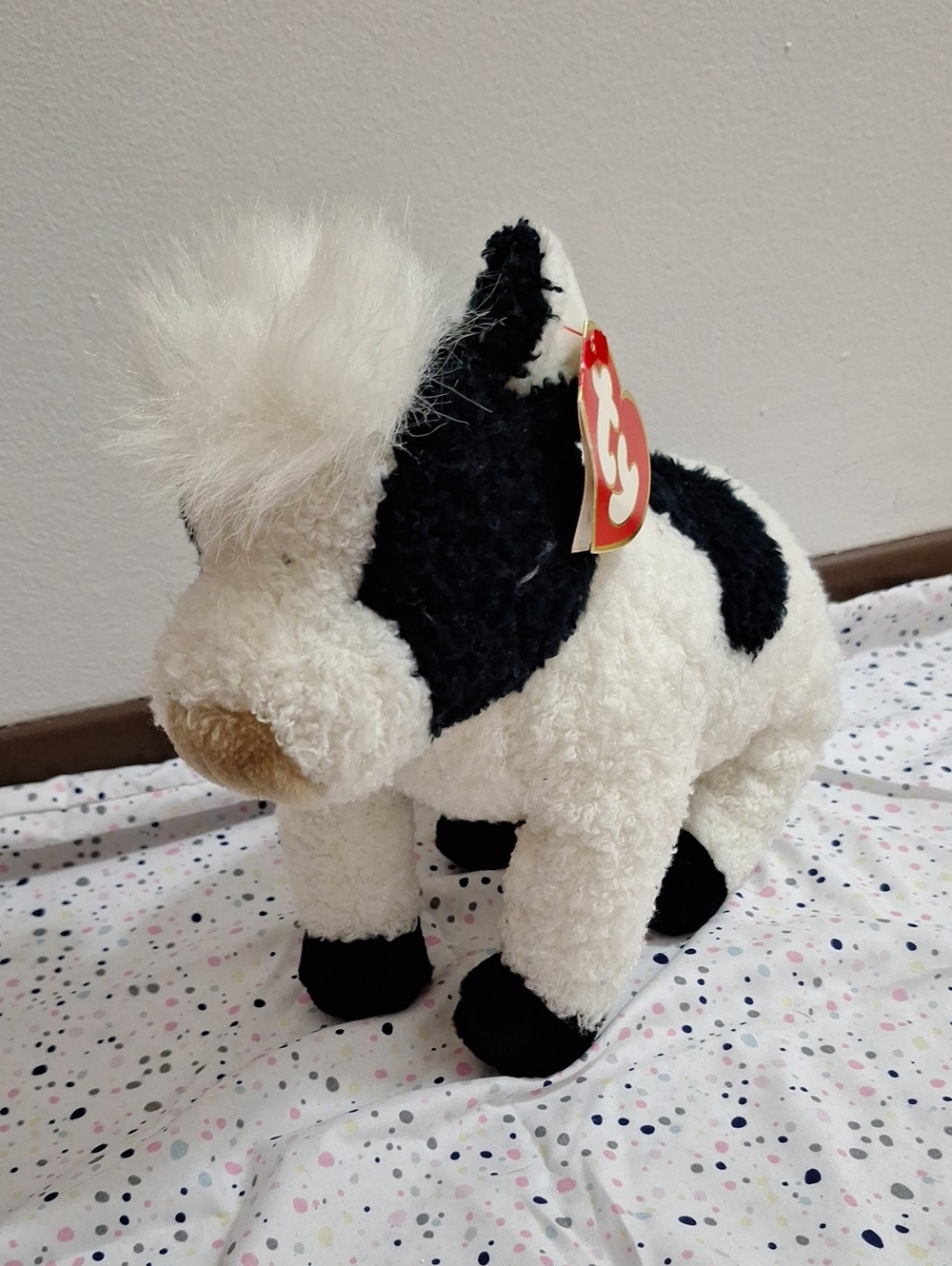 Jersey TY Beanie Buddy Plush Cow